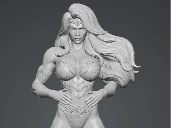 Miniatura de Wonder woman para juegos de mesa