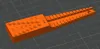 single color, no AMS required 0.12mm layer, 2 walls
