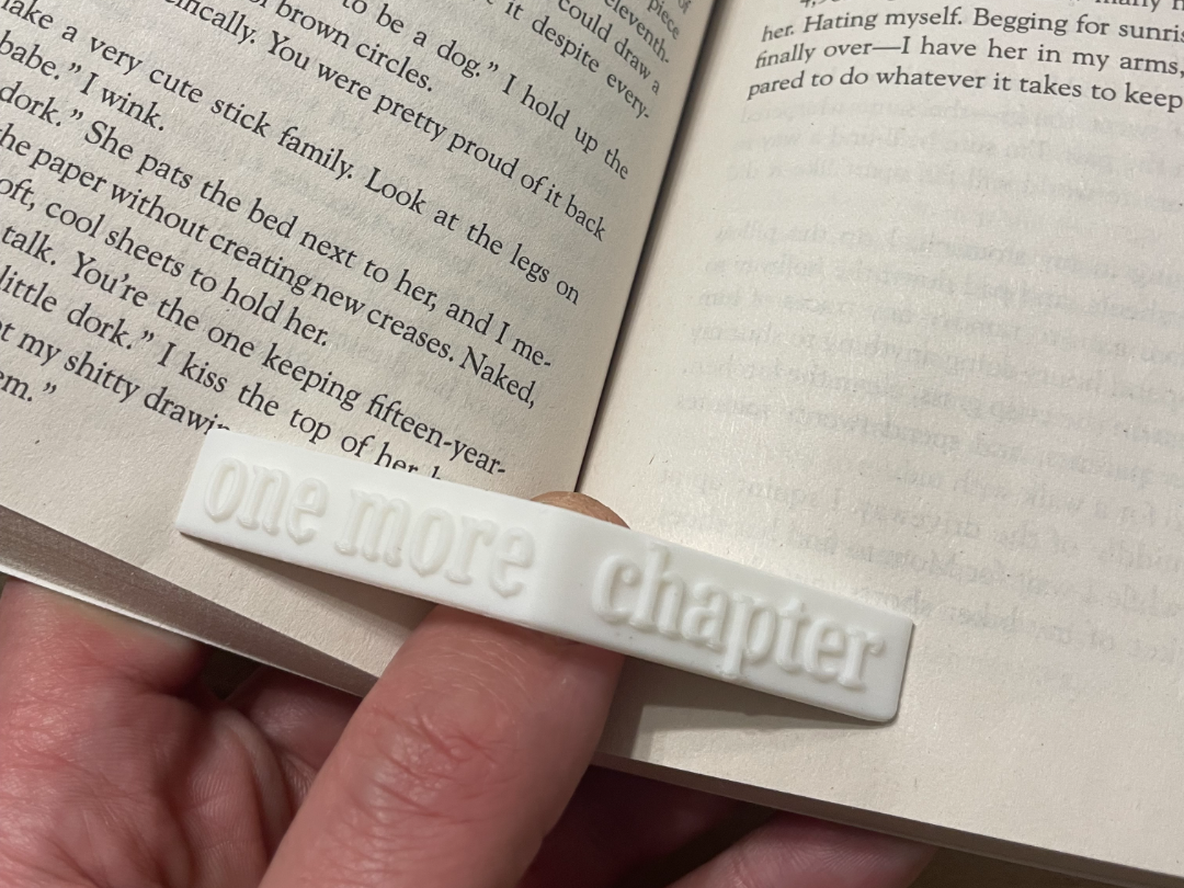 Book page holder - motivation for reading