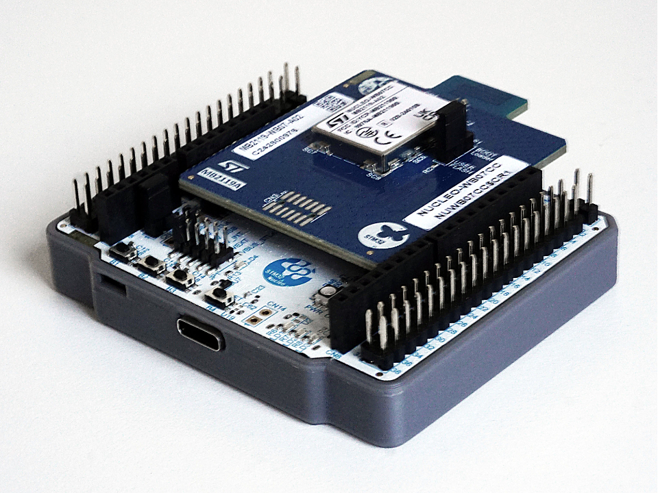 STM32WBA Nucleo 64 Case MB1801 Snap Fit No Screws