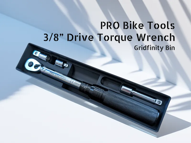 Gridfinity PRO Bike Tool 3/8" Torque Wrench Holder