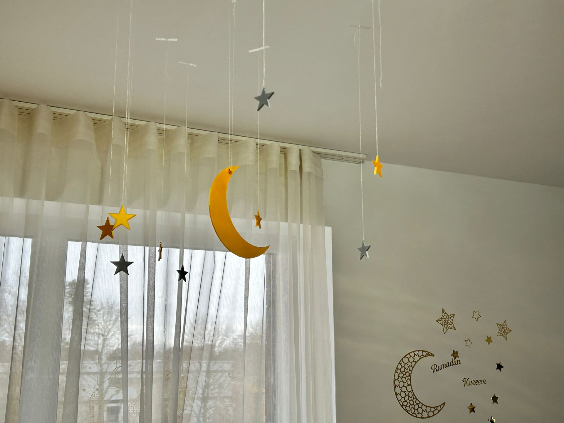 Ramadan Moon and Star Decoration