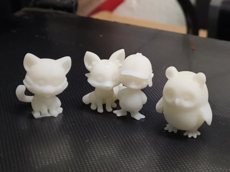 cute little animal buddies figurines