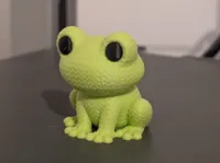 Knitted Frog