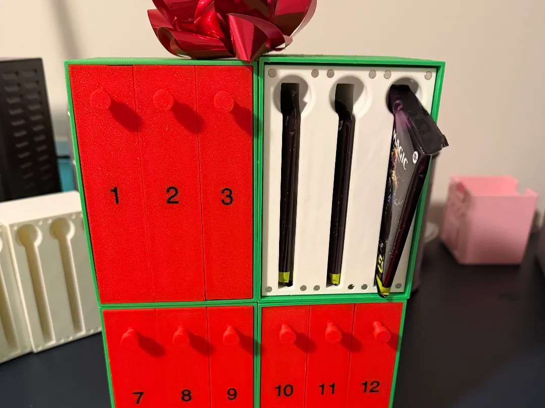 Booster Pack Advent Calendar (MTG/Pokemon/Lorcana) by Cogs88 MakerWorld