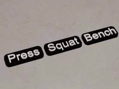 Parametric rack position markers with magnets