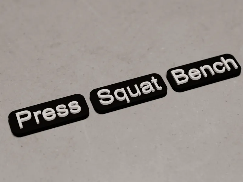 Parametric rack position markers with magnets