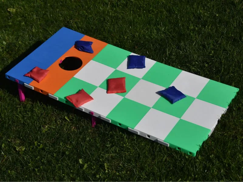Cornhole board -modular and portable