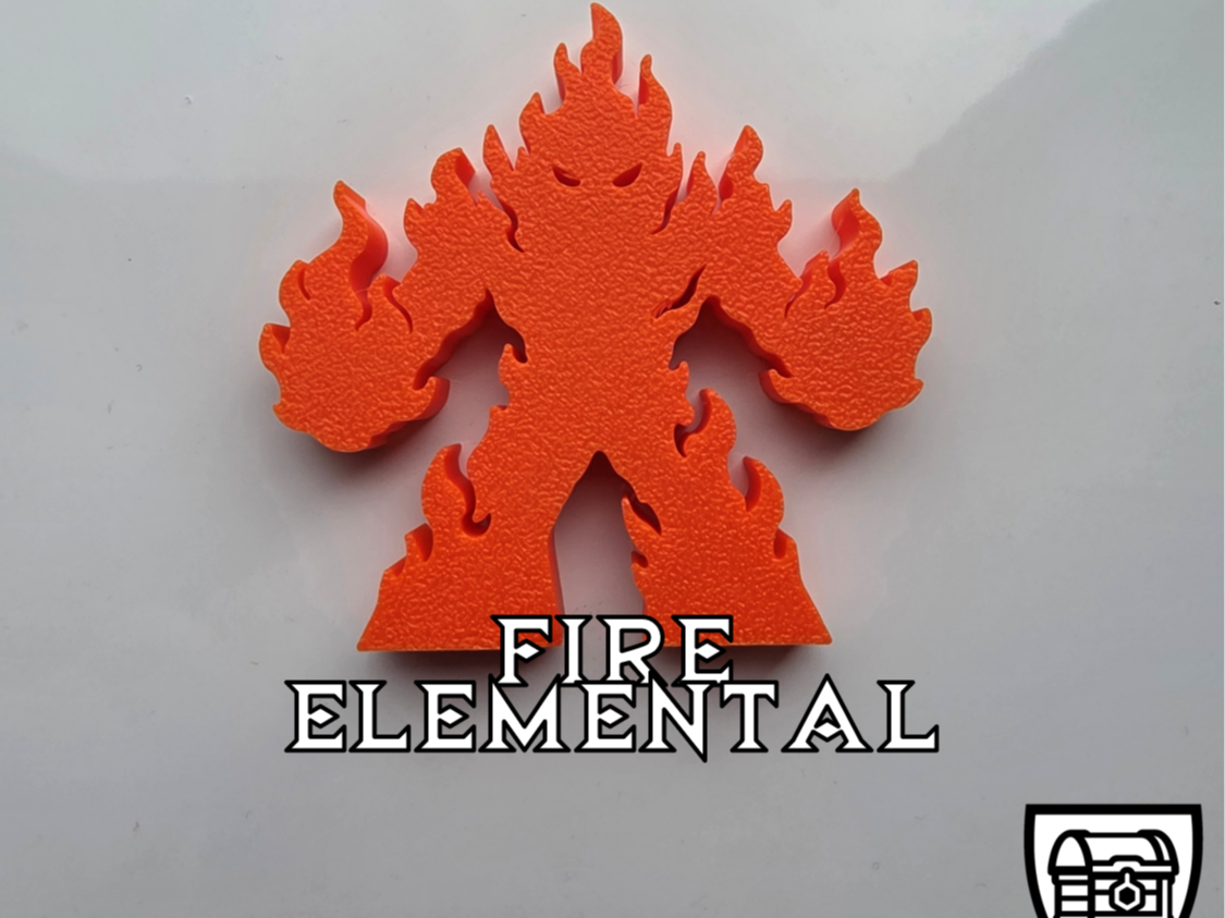 Fire Elemental - Meeple Mini