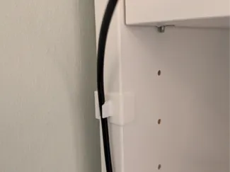 Ikea billy book shelf edge clip