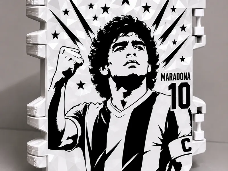 Caja Organizadora de Cromos – Edición Maradona