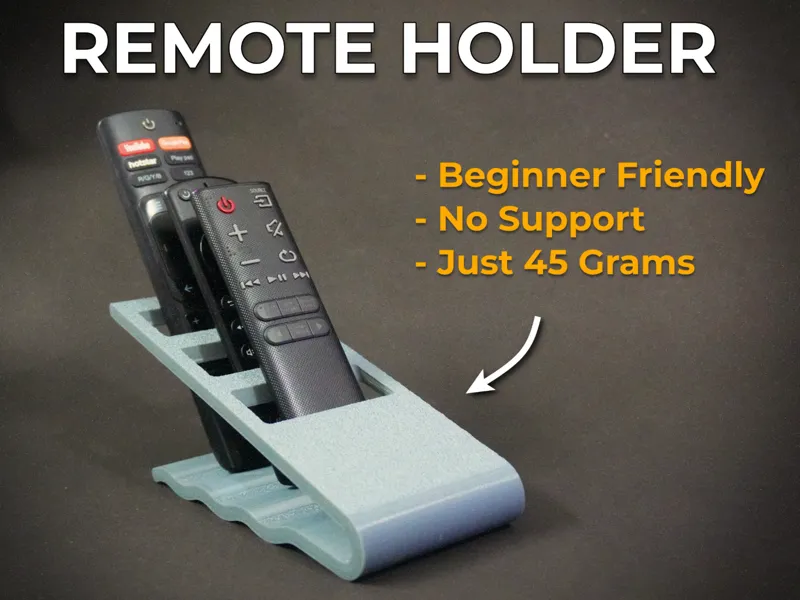 Remote Holder (Holds up to 3 Remotes)