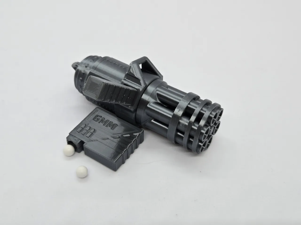 Minigun Keychain V2 — Functional BB Blaster view 4