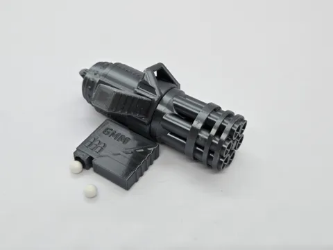Minigun Keychain V2 — Functional BB Blaster view 4