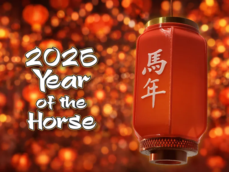 2026 Chinese Lantern - Year of the Horse