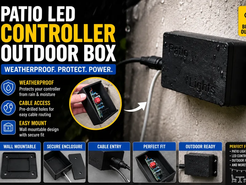 KLab Utility - Patio LED Controller Outdoor Box