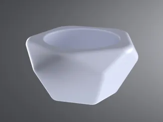 Pentagon egg holder, egg cup