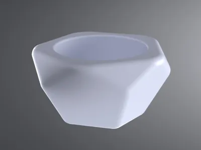 Pentagon egg holder, egg cup