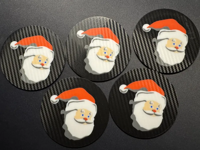 Santa Claus, Weihnachtsmann Untersetzer