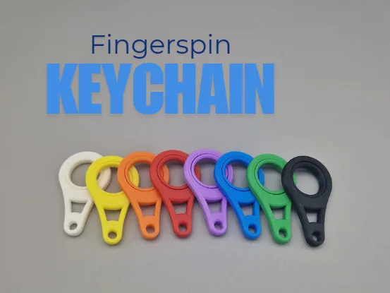 Fingerspin Keychain