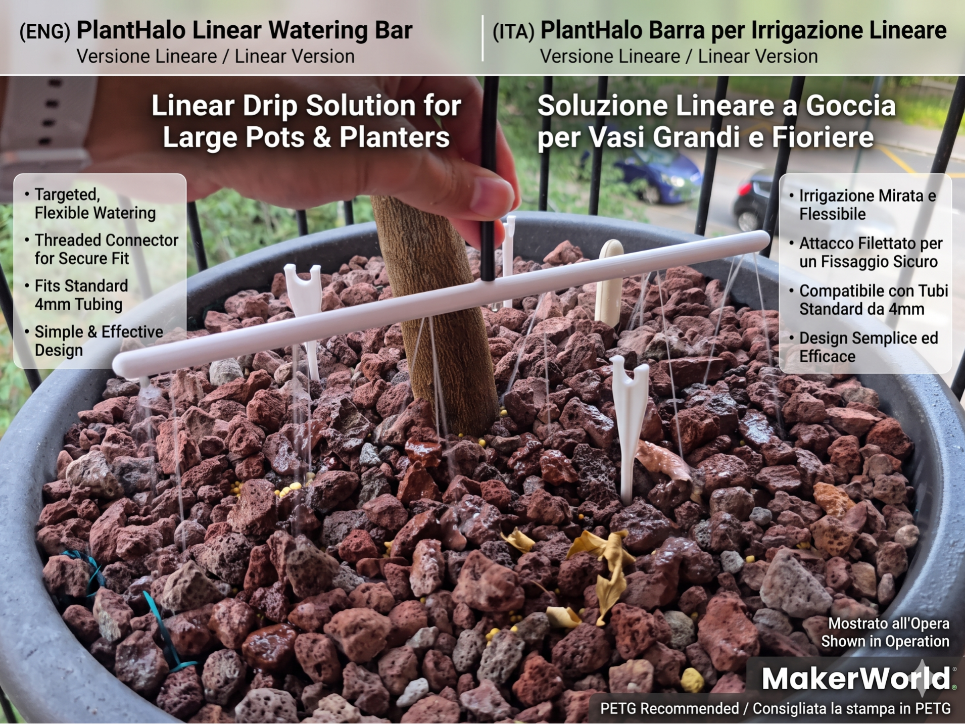 PlantHalo – Linear Watering System