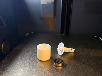 white Can stick Rolling Marshmallow Tip - PETG