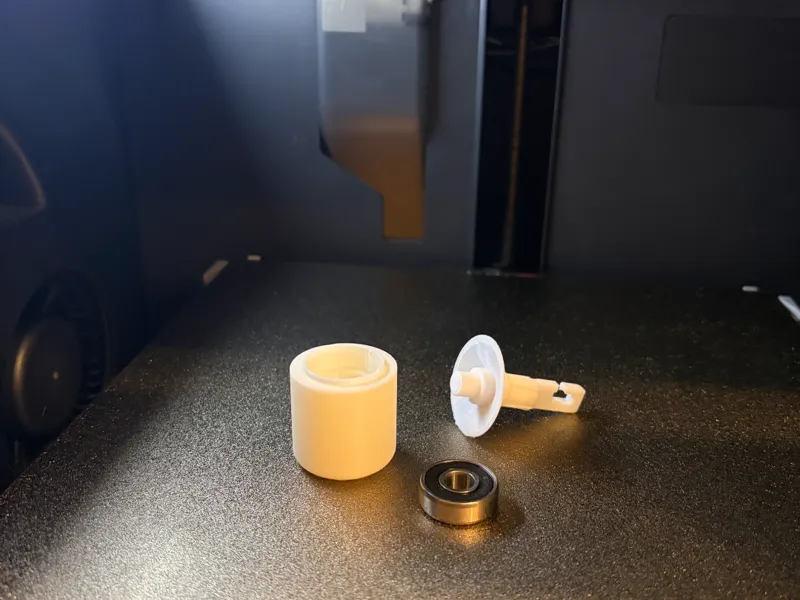 white Can stick Rolling Marshmallow Tip - PETG