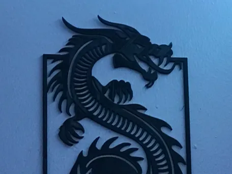 dragon wall art 
