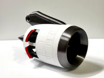 Jet Engine Key Ring