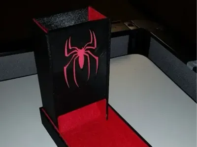 Simple Dice Tower - Customizable Face