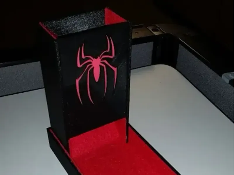 Simple Dice Tower - Customizable Face