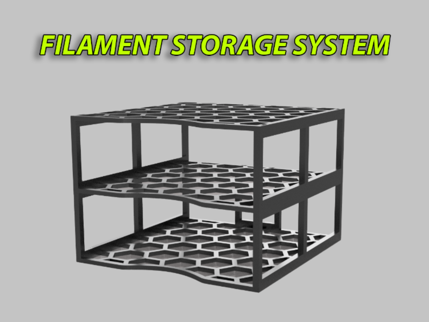 Miniatura 1 do modelo 3D Filament storage system