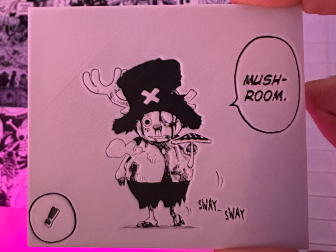 Chopper Mushroom Manga Panel