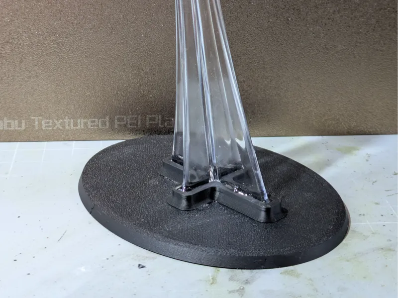 120x92mm Wargame Flying Bases - GW Clear Plastic