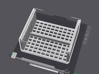 SFP Storage 10 x 10 grid Stackable
