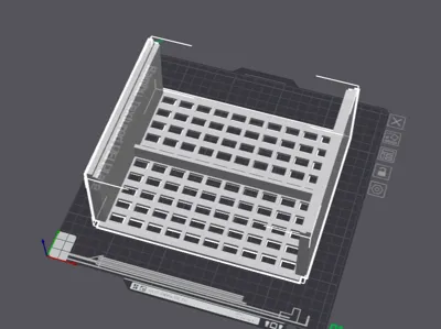 SFP Storage 10 x 10 grid Stackable