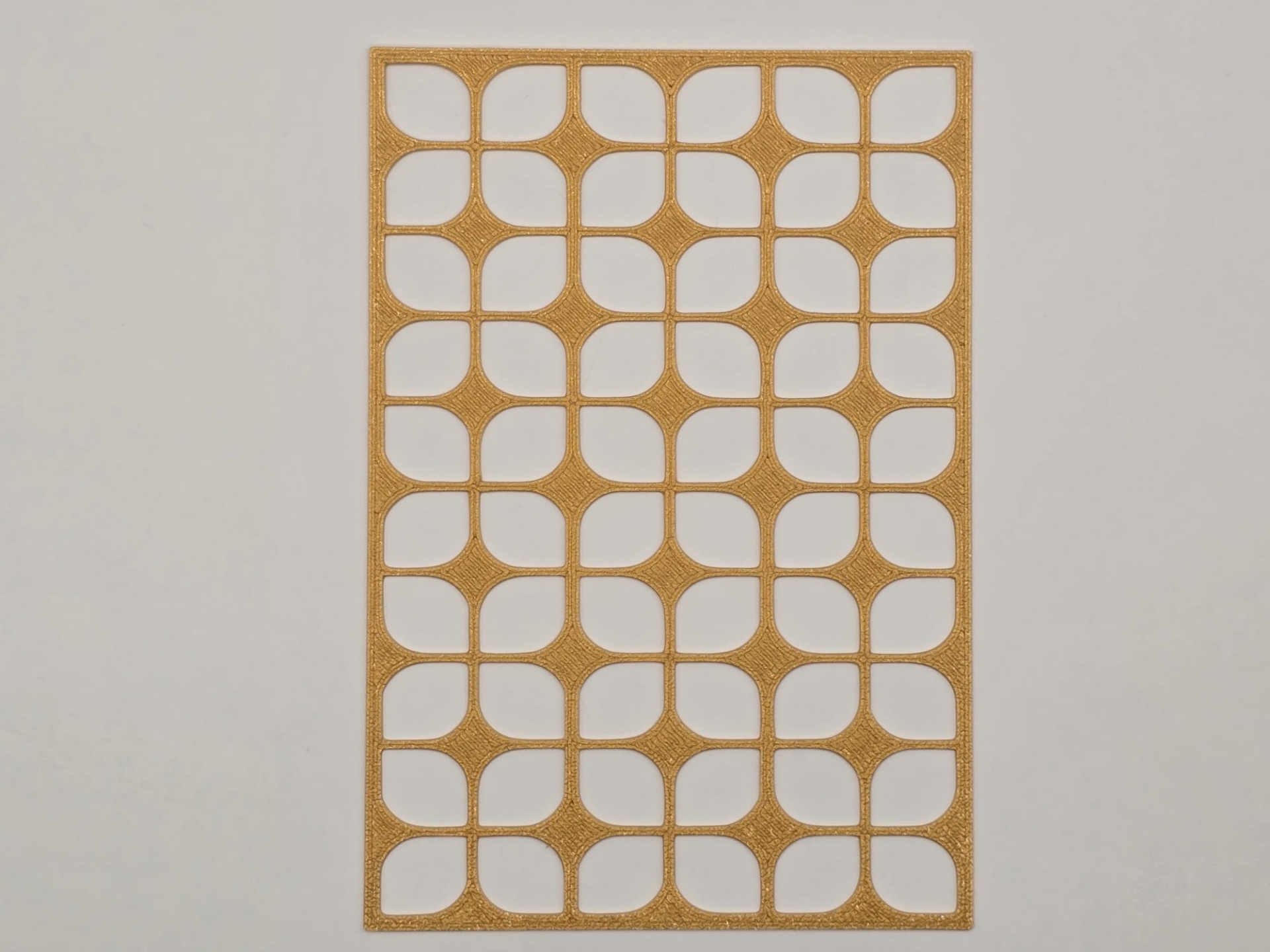Retro Vintage Stencil Pattern Optical Template