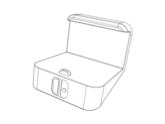 Nintendo Switch flat dock support
