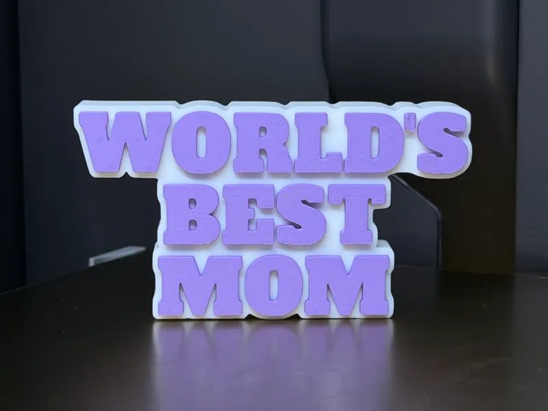 World's Best Mom Sign