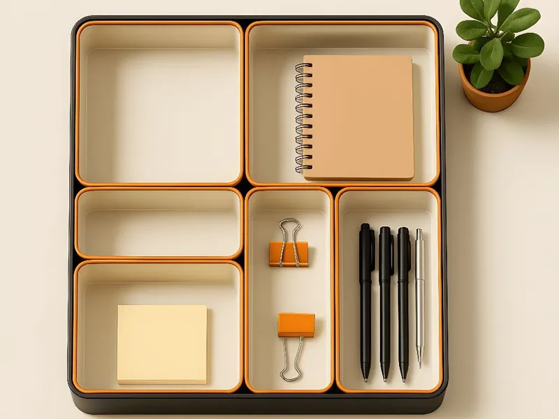 Parametric Fill Desk Organizer Tray