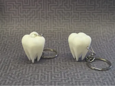 Tooth Keychain (2 Variations)