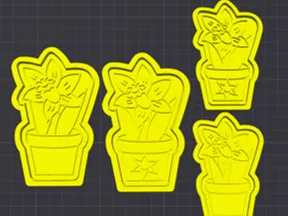Daffodil cookie cutter