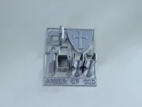 Armor of God Kit Card - 0.2mm layer, 2 walls, 15% infill
