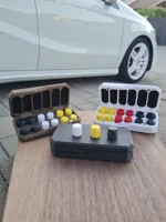 Valve cap - 3 variants - PETG 0.12mm layer, 3 walls, 50% in.