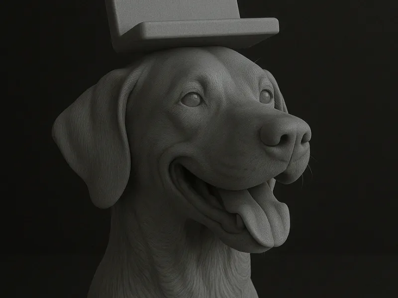 Phone Stand - Vizsla Statue