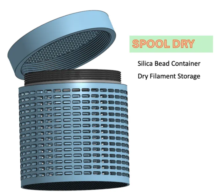 Silica dry box spool