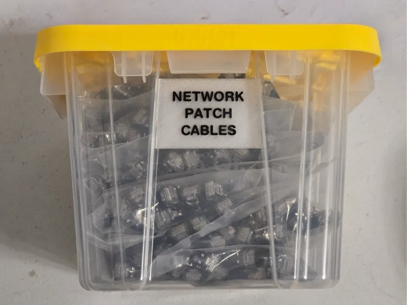 HDX 6.5 Qt Storage Tote Label Cards