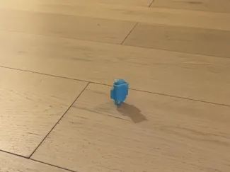 glow in the dark android with sunglasses