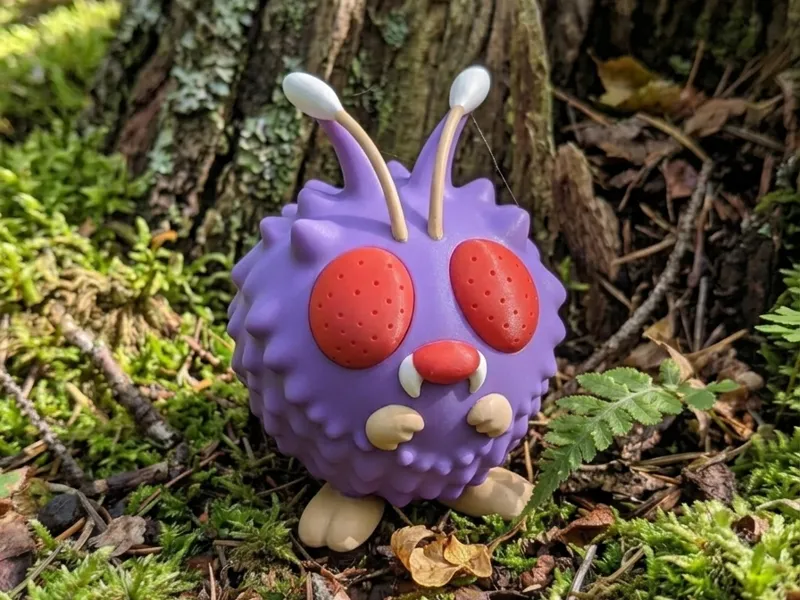 Venonat Pokemon Figure Multi-Color Print