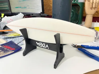 Shaping Room Stand for mini Surfboards